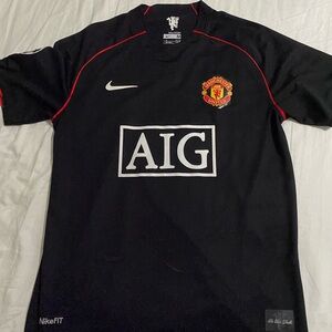 Nike Black Manchester United Men's Shirt
